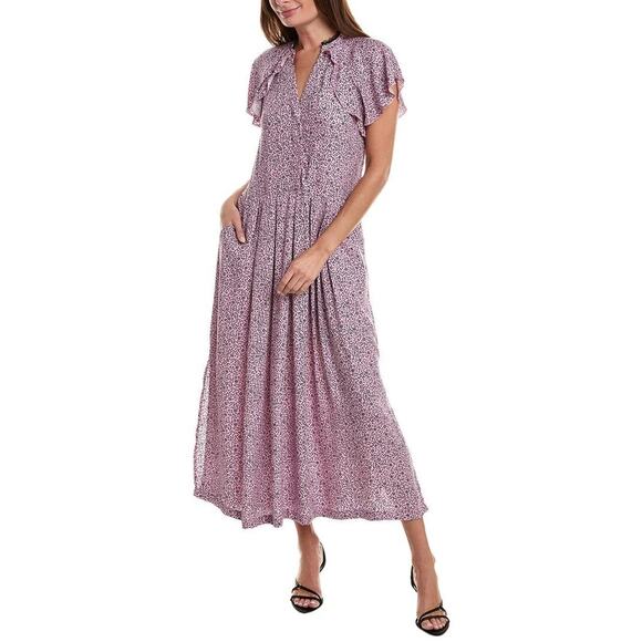 NEW NWT Zadig & Voltaire Ruskie Goa Maxi Dress  Blossom Size Medium - Picture 1 of 4